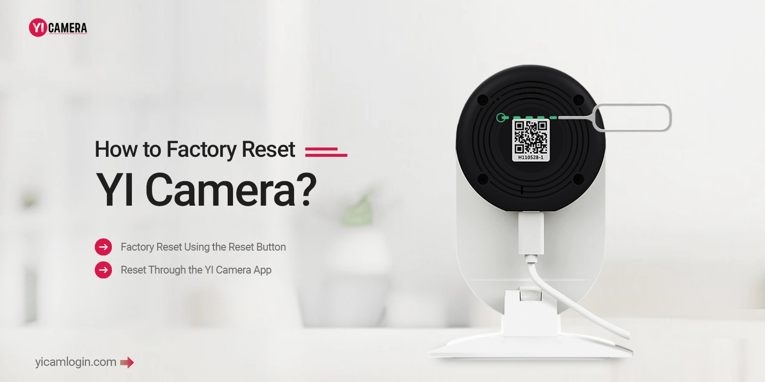 Reset YI camera